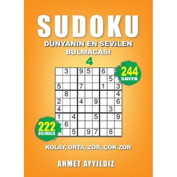 Sudoku-Dünyanın En Sevilen Bulmacası 4 | Olimpos Yayınları (İnce Kapak)