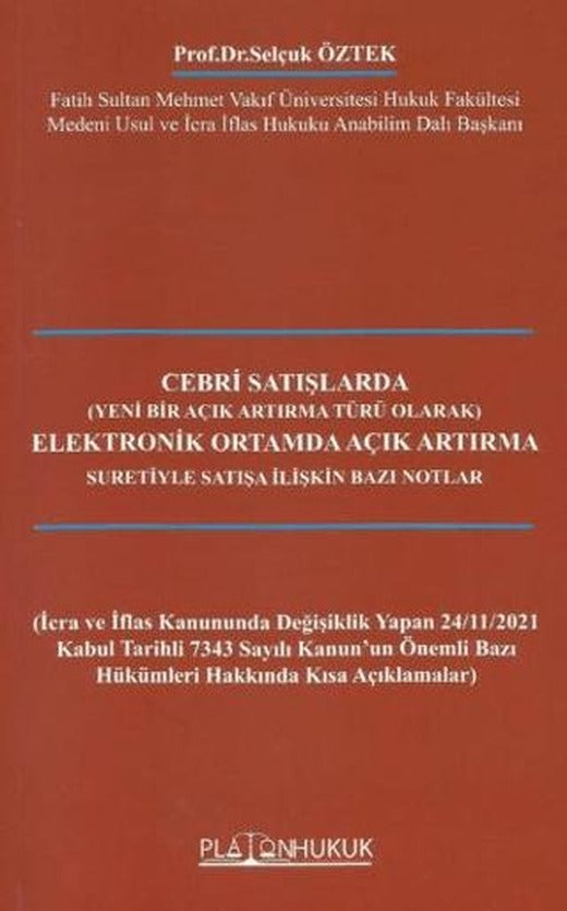 Cebri Satışlarda Elektronik Ortamda Açık Artırma