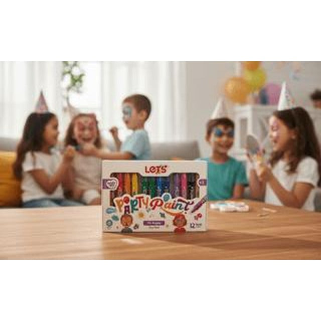 Let’s PartyPaint Yüz ve Vücut Boyası 12 Renk | Lets