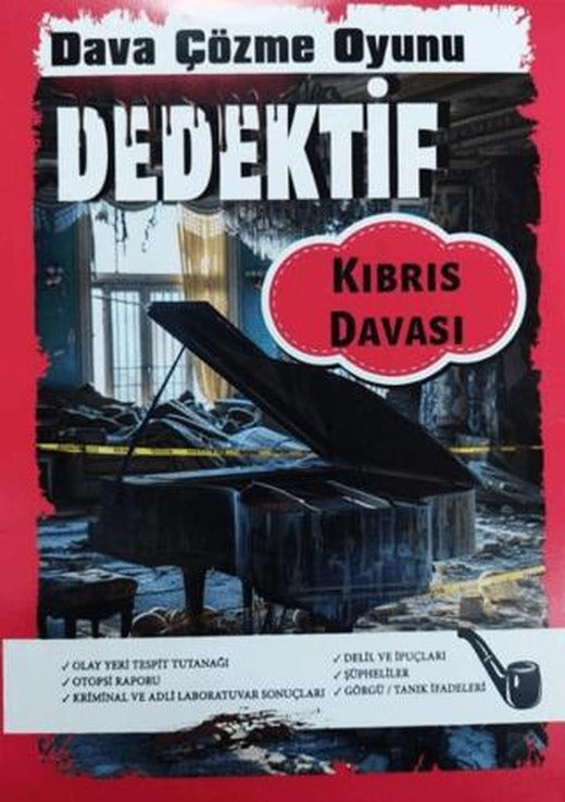 Dedektif Dava Çözme Oyunu - Kıbrıs Davası | MT Dedektiflik (Ciltsiz)