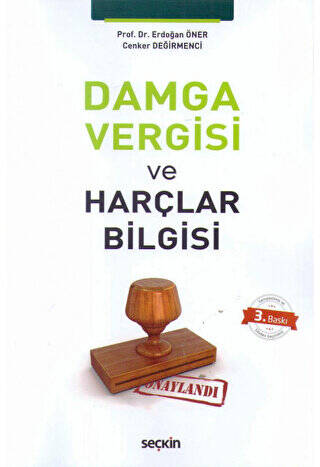 Damga Vergisi ve Harçlar Bilgisi - Erdoğan Öner kitap kapağı