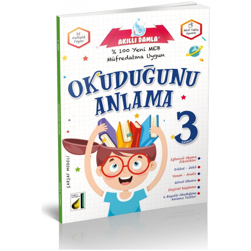 Damla Yayınları 3. Sınıf Okuduğunu Anlama - Kolektif kitap kapağı