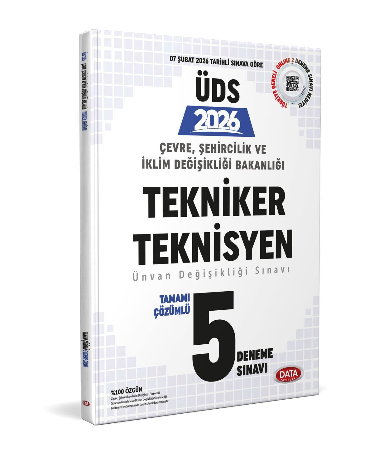 Data 2026 GYS Çevre Şehircilik Tekniker Teknisyen 5 Deneme kitap kapağı