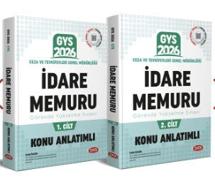 Data 2026 GYS İdare Memuru Konu Anlatımlı 2 Cilt - Kolektif kitap kapağı