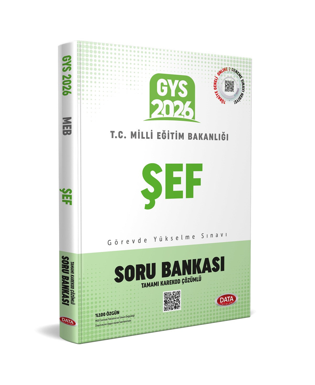 Data 2026 GYS Milli Eğitim Bakanlığı ŞEF Soru Bankası Data Yayınları kitap kapağı