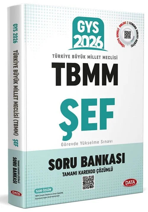 Data 2026 GYS TBMM Şef Soru Bankası Çözümlü Görevde Yükselme Data Yayınları kitap kapağı