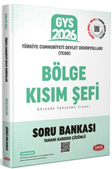 TCDD GYS Bölge Kısım Şefi Tamamı Karekod Çözümlü Soru Bankası - Kolektif kitap kapağı