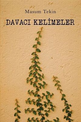 Davacı Kelimeler - Masum Tekin kitap kapağı
