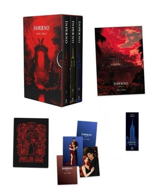 İnferno 1 - 2 - 3 Seti - 3 Kitap Takım - Kutulu | Pukka Yayınları (Ciltli)