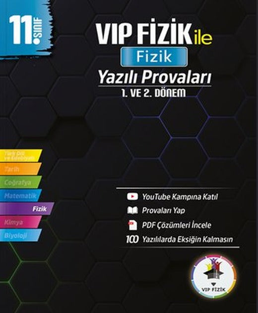11. Sınıf Fizik Yazılı Provaları | VIP Fizik Yayınları (İnce Kapak)
