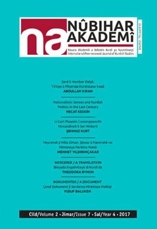 Nubihar Akademi Dergisi Sayı: 7 | Nubihar Akademi Dergisi (Ciltsiz)