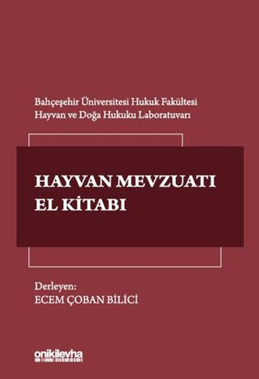 Türk Hayvan Mevzuatı El Kitabı | On İki Levha Yayınları (Ciltsiz)