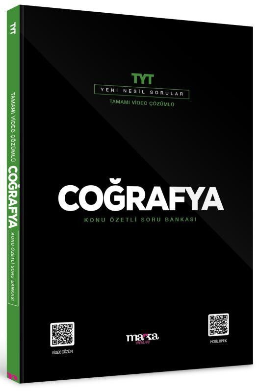 2025 TYT Coğrafya Konu Özetli Yeni Nesil Soru Bankası Tamamı Video Çözümlü | Marka Yayınları (İnce Kapak)