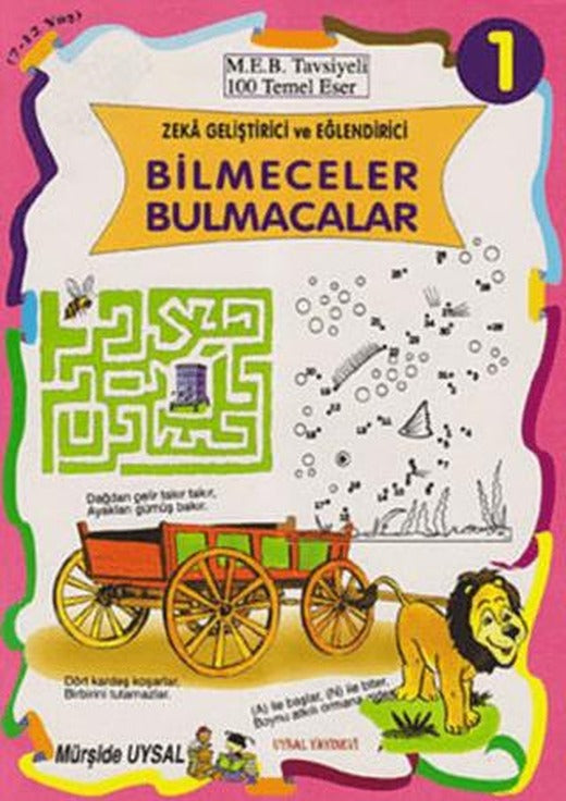 Zeka Geliştirici ve Eğlendirici Bilmeceler Bulmacalar (10 Kitap Takım)