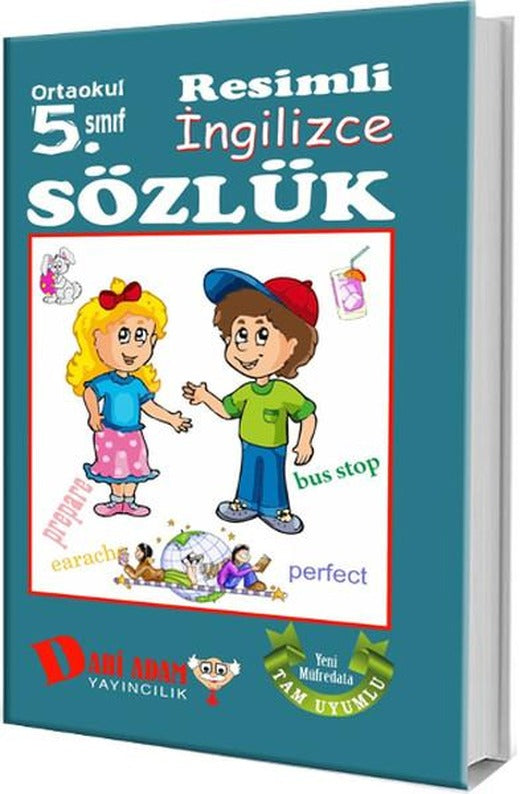 Ortaokul 5. Sınıf Resimli İngilizce Sözlük | Dahi Adam Yayıncılık (İnce Kapak)