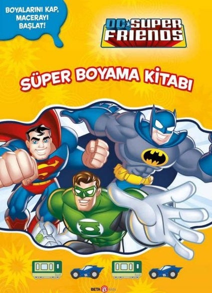 DC Süper Friends - Süper Boyama Kitabı - Kolektif kitap kapağı
