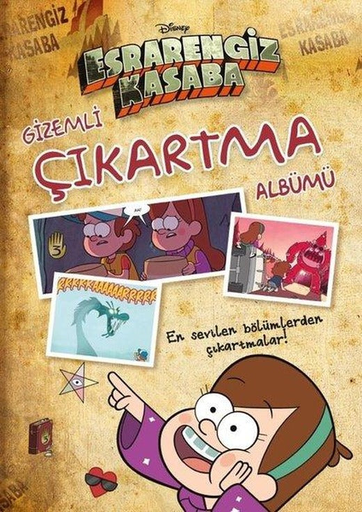 Disney Esrarengiz Kasaba - Gizemli Çıkartma Albümü | Beta Kids (İnce Kapak)