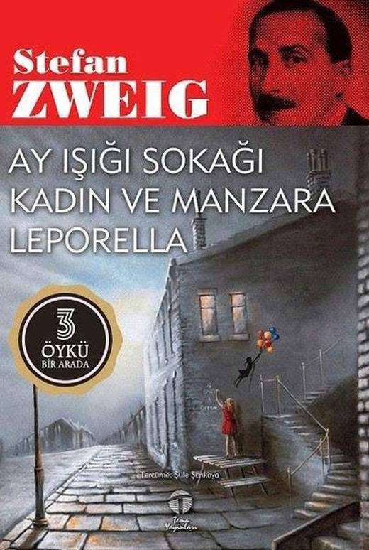Ay Işığı Sokağı-Kadın ve Manzara-Leporella - 3 Öykü Bir Arada | Tema Yayınları (İnce Kapak)