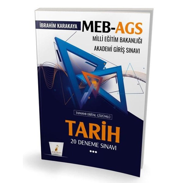 MEB - AGS Hazırlık Tarih 20 Deneme Sınavı Tamamı Dijital Çözümlü | Pelikan Yayınları (İnce Kapak)