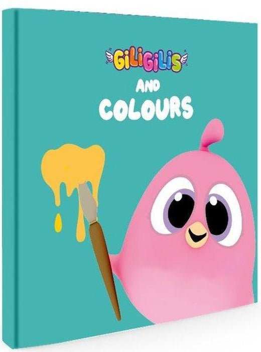 Giligilis and Colours - İngilizce Eğitici Mini Karton Kitap Serisi | Artenino Yayıncılık (İnce Kapak)