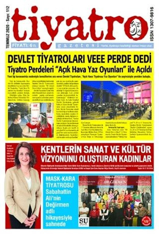 Tiyatro Gazetesi Sayı: 112 Temmuz 2020 | Tiyatro Gazetesi (Ciltsiz)