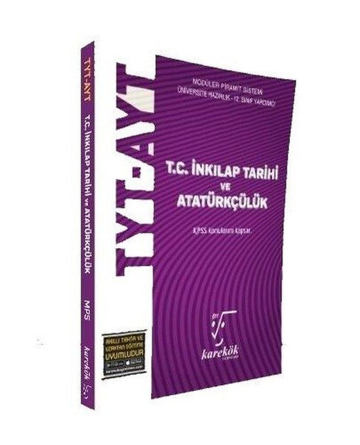 AYT T.C. İnkılap Tarihi Ve Atatürkçülük | Karekök Eğitim Yayın (İnce Kapak)