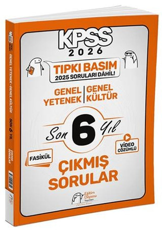 2026 KPSS Genel Yetenek Genel Kültür Tıpkı Basım Son 6 Yıl Çıkmış Sorular