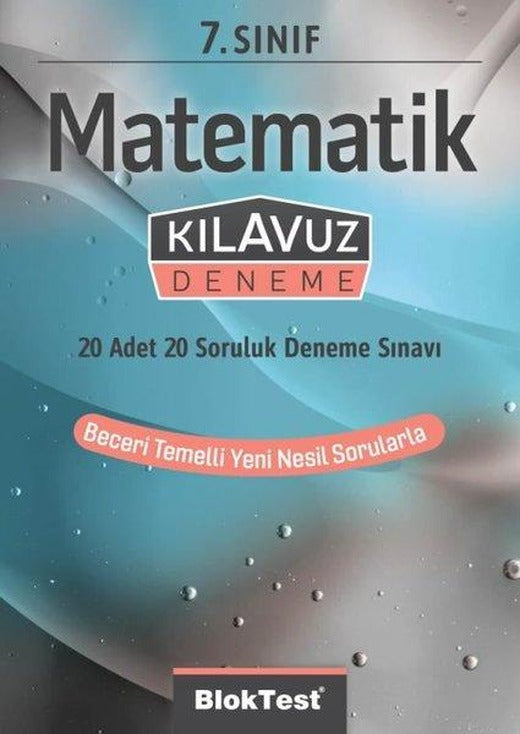 7.Sınıf Bloktest Matematik Kılavuz Deneme | Bloktest Yayınları (İnce Kapak)