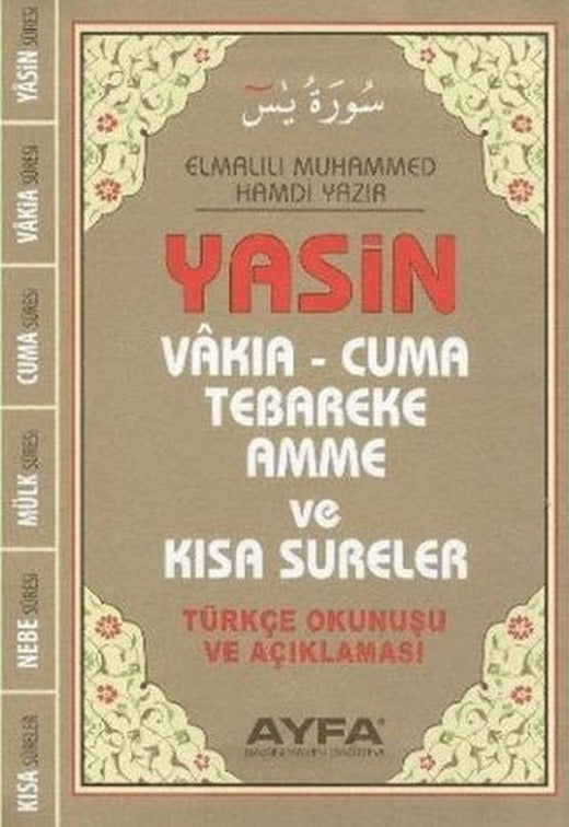 Çanta Boy Türkçeli Üçlü Yasin - Fihristli Ayfa043F | Ayfa Basın Yayın (Ciltsiz)
