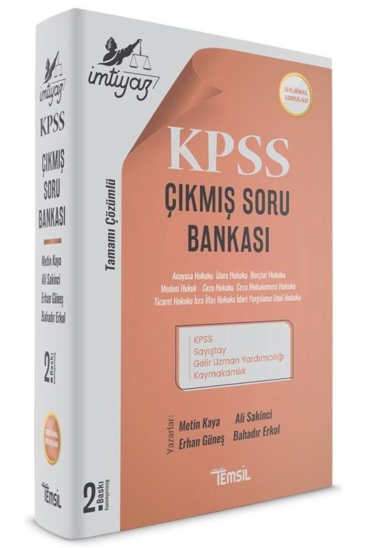 İmtiyaz KPSS ve Kurum Sınavları Çıkmış Soru Bankası | Temsil Kitap (Ciltsiz)
