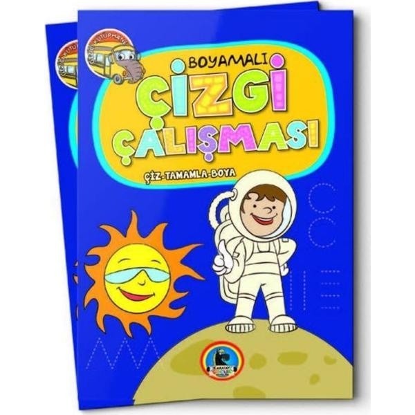 Boyamalı Kalın Çizgi Çalışması 1