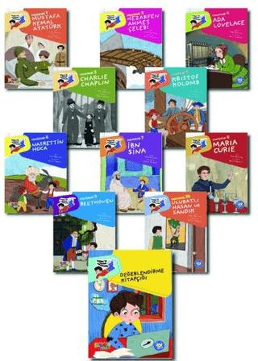 4. Sınıf Hikaye Seti Güneyin Tarihe Yolculuğu (10 Kitap - Değerlendirme Soruları) | Ay Çocuk Yayınları (Ciltsiz)