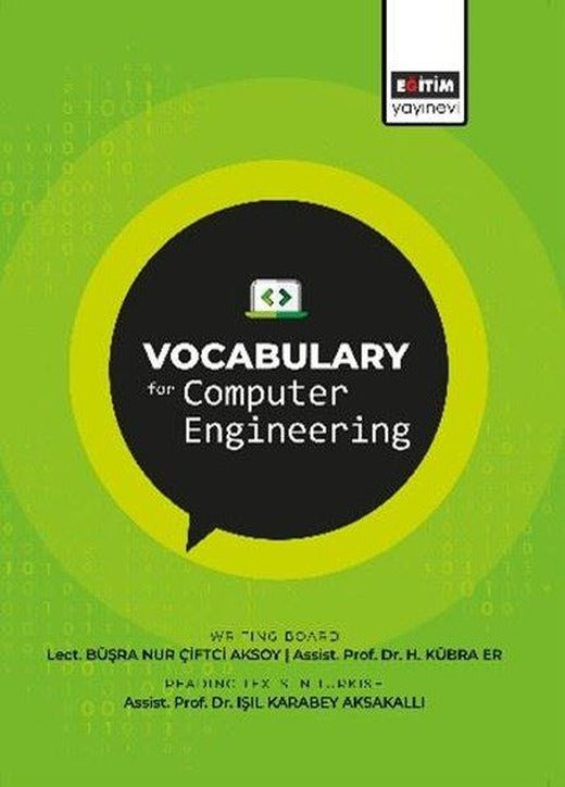 Vocabulary for Computer Engineering | Eğitim Yayınevi (İnce Kapak)
