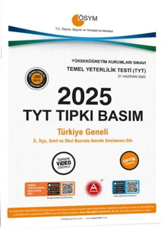 2025 TYT Tıpkı Basım Çıkmış Sorular