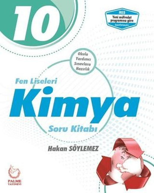 Palme 10. Sınıf Fen Liseleri Kimya Soru Kitabı | Palme Yayınları (Ciltsiz)