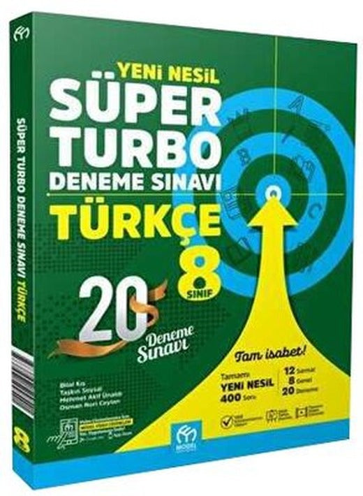 8. Sınıf Türkçe Yeni Nesil Süper Turbo Deneme Sınavı | Model Eğitim Yayınları