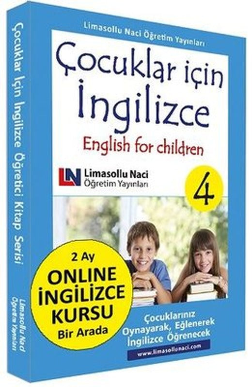 Çocuklar için İngilizce Kitap Serisi - 4 Kitap Takım | Limasollu Naci Öğretim Yay. (İnce Kapak)