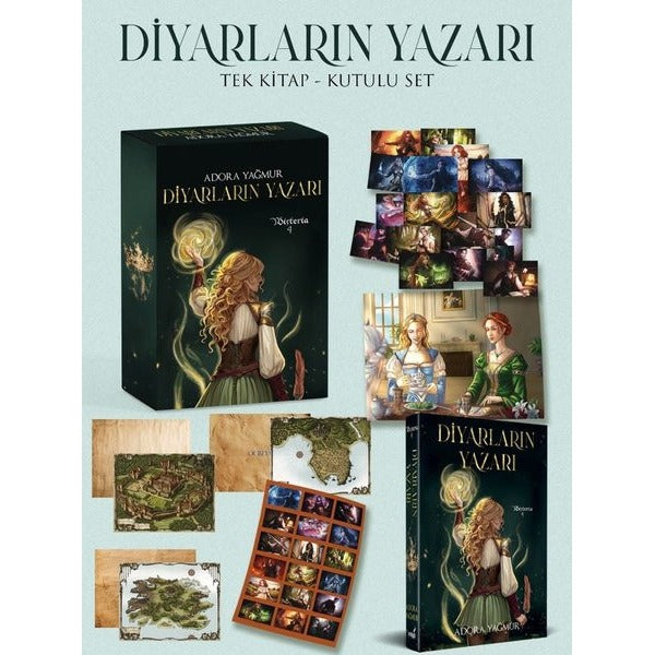 Diyarların Yazarı - Wisteria 4 - Tek Kitap Kutulu Set | İndigo Kitap (Ciltli)