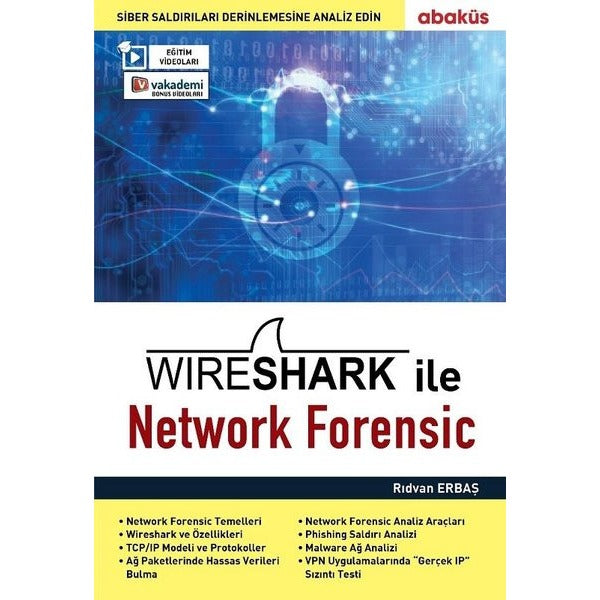Wireshark ile Network Forensic | Abaküs Kitap (İnce Kapak)