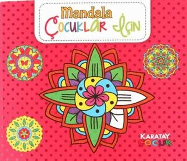 Çocuklar İçin Mandala Pembe