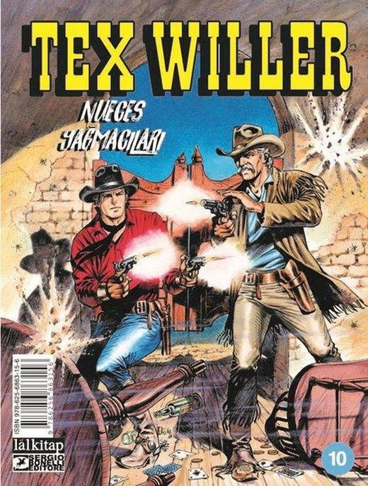 Tex Willer Sayı 10 - Nueces Yağmacıları | Lal (İnce Kapak)