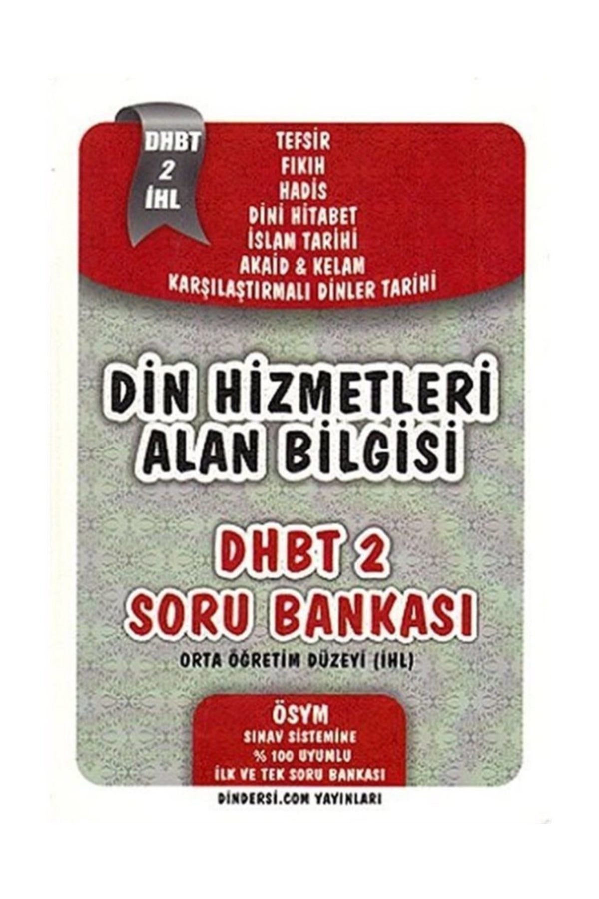 Ddy Yayınları 2014 Dhbt 2 Soru Bankası kitap kapağı