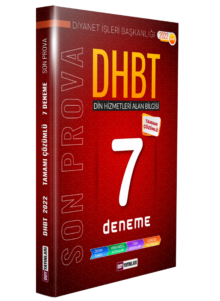 2023 Dhbt Son Prova Tamamı Çözümlü 7 Deneme kitap kapağı