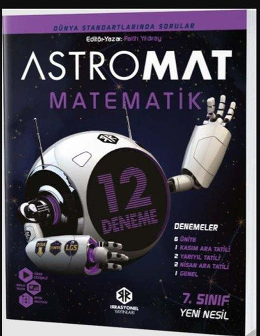 7.Sınıf Matematik Yeni Nesil 12 Li Deneme | İrrasyonel Yayınları (İnce Kapak)
