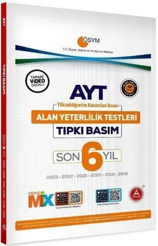 AYT Son 6 Yıl Tıpkı Basım Çıkmış Sorular