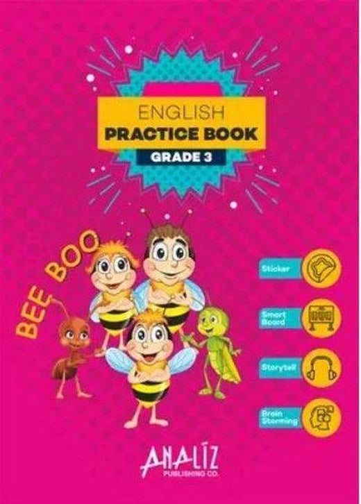 3.Sınıf Englısh Practice Book Grade 3 | Analiz Yayınları (İnce Kapak)