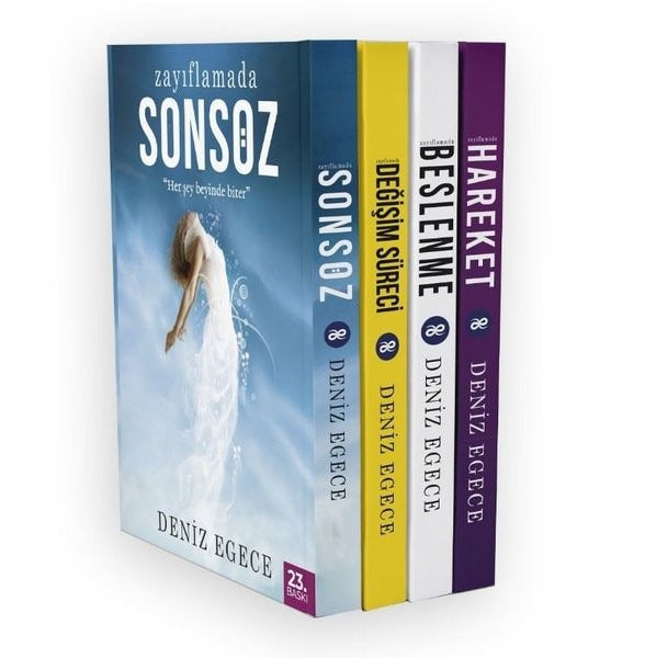 Deniz Egece Zayıflama ve Sağlık Seti (4 Kitap Takım) | Egece Yayınları (Ciltsiz)