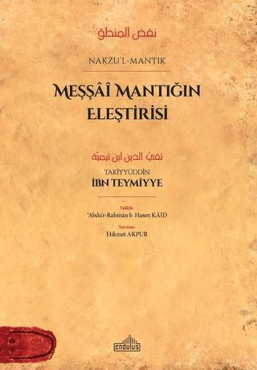 Meşşai Mantığın Eleştirisi