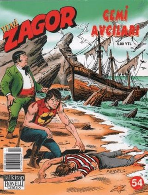 Yeni Zagor Sayı: 54 Gemi Avcıları | Lal Kitap (Ciltsiz)