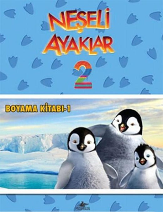 Neşeli Ayaklar 2 - Boyama Kitabı 1 | Pegasus (İnce Kapak)